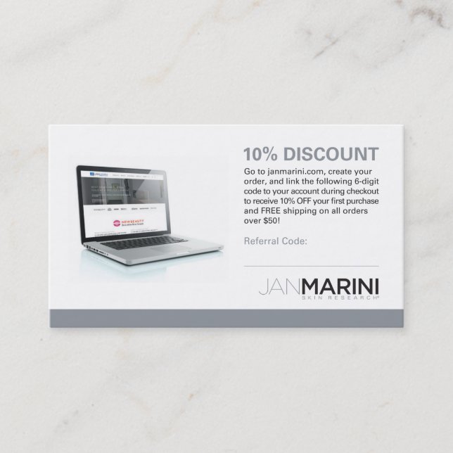 Reseller Referral Card (Front)