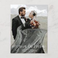 Reserva La Fecha Modern Photo PostCard