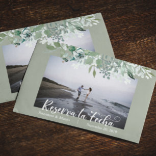 Reserva la Fecha Save the Date Spanish Ohjas Announcement Postcard