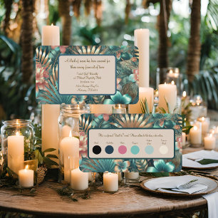 Reservation Information and Colour Code Enclosure Card