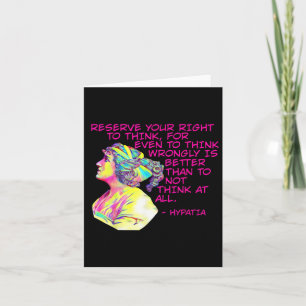 - Reserve Your Right To Think  Card