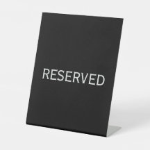 Reserved 8x10