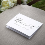 Reserved Card Tent Elegant Romantic Wedding<br><div class="desc">This exquisite Folded Tent Wedding Reserved Card is the epitome of elegance and sophistication for your special day. This beautifully designed card is the perfect addition to your wedding decor, ensuring that reserved seats are marked with style and grace. Crafted with meticulous attention to detail, this reserved card boasts a...</div>