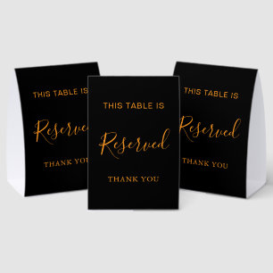 Reserved Display Paper Table Tent for Events