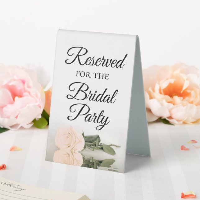 Reserved for the Bridal Party Elegant Peach Rose (In SItu (Wedding))