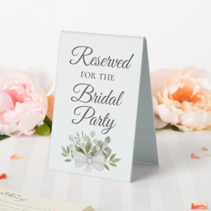 Reserved for the Bridal Party Eucalyptus Bouquet