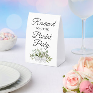 Reserved for the Bridal Party Eucalyptus Bouquet