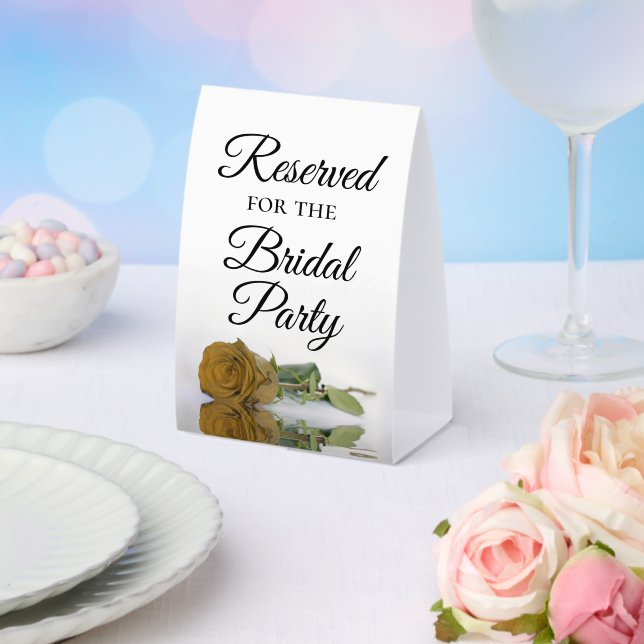 Reserved for the Bridal Party Gold Ochre Rose (Insitu(Wedding))