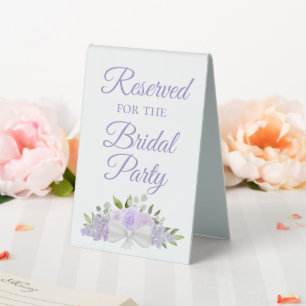 Reserved for the Bridal Party Lavender Boho Floral