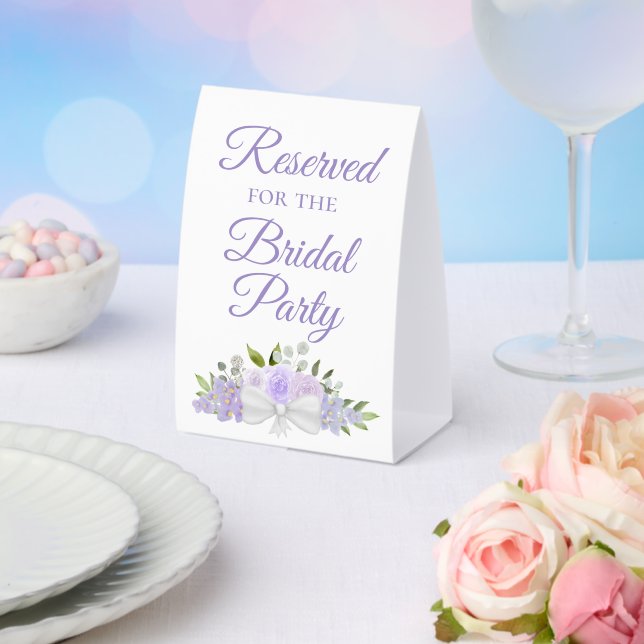 Reserved for the Bridal Party Lavender Boho Floral (Insitu(Wedding))