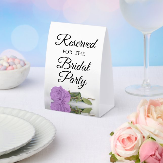 Reserved for the Bridal Party Lilac Purple Rose (Insitu(Wedding))