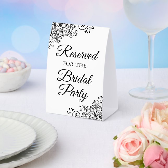 Reserved for the Bridal Party Simple Elegant (Insitu(Wedding))
