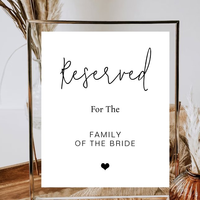 Reserved For Wedding Parties Reception Celebration Poster (Creator Uploaded)