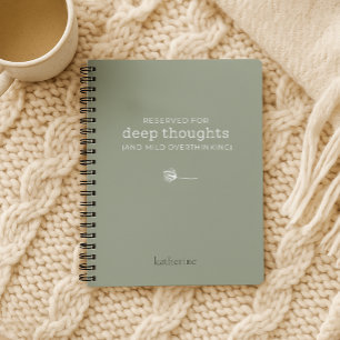 Reserved for your deep thoughts journal notebook