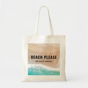 Reserved ocean beach gift summer funny typography tote bag