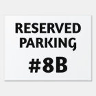 Reserved Parking 