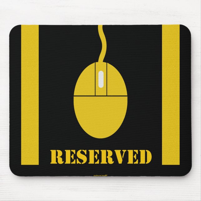 Reserved Parking Mouse Mat (Front)
