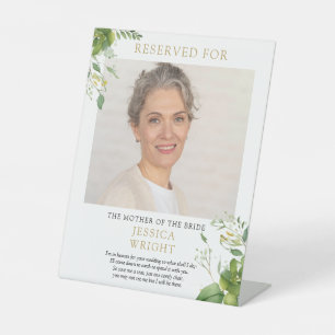 Reserved Save A Seat Photo Wedding Pedestal Sign