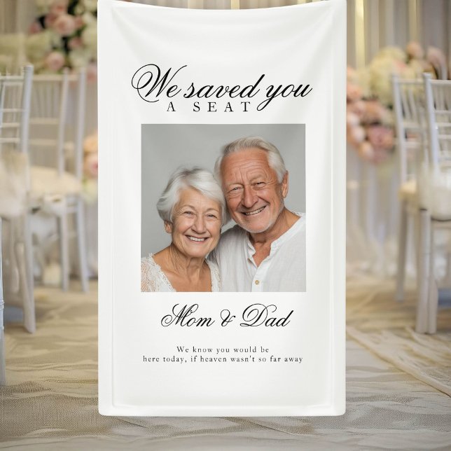 Reserved Seat - Photo Memorial Wedding Banner (Custom Reserved Seat - Photo Memorial Wedding Banner)