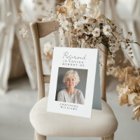 Reserved Seat, Photo, Wedding, Memorial Elegant, 