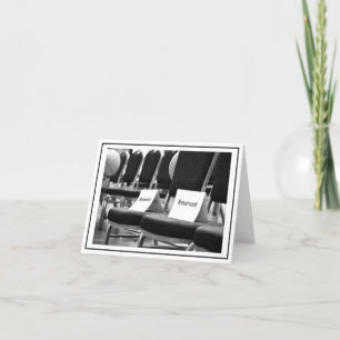 Reserved Seats Thank You Card