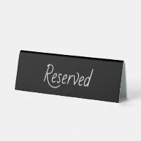 Reserved Sign
