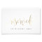 Reserved Sign Choose Your Size Faux Gold