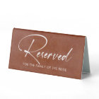 Reserved Sign - Wedding - Party - Business  