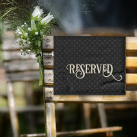 Reserved Towel for Chairs, Tables and Church Pews