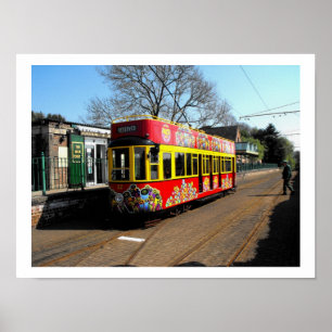 Reserved tram at Colyton station Poster