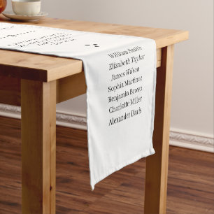 Reserved Wedding Memorial Chair Sign, In Loving Me Short Table Runner