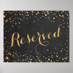 Reserved Wedding Sign