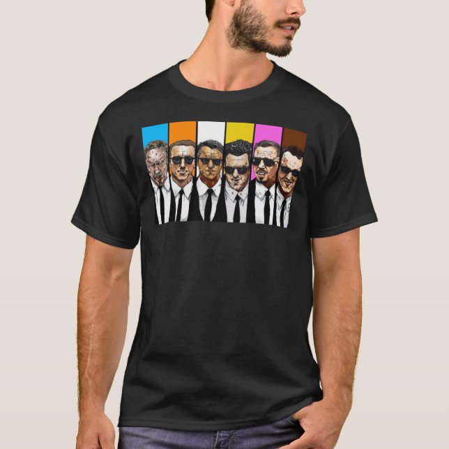 Reservoir Dogs - Gangsters Illustrated Classic T-S T-Shirt (Front)