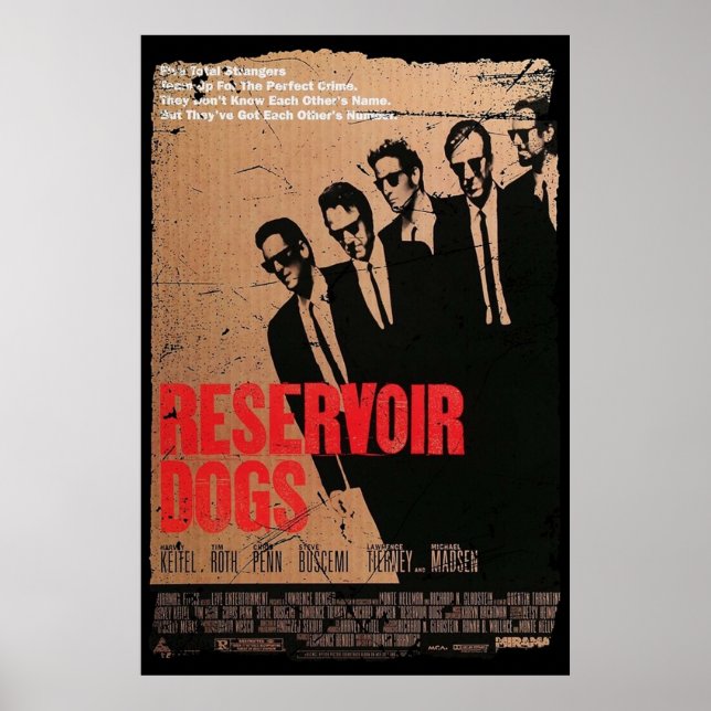 RESERVOIR DOGS MOVIE OLD STYLE POSTER (Front)