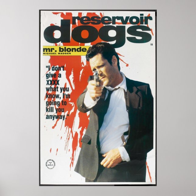 Reservoir Dogs  Mr Blonde Poster (Front)