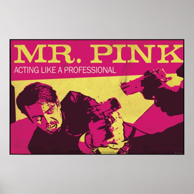 Reservoir Dogs Mr Pink the Professional Poster (Front)