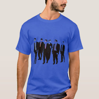 Reservoir Dogs with colored ties and glasses vinta T-Shirt