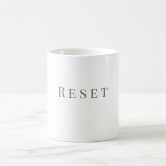 Reset Mug – Minimal Typography Design