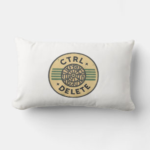 "Reset Your Day with CTRL + ALT + DELETE" Lumbar Cushion