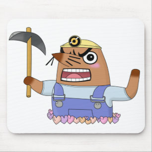 Resetti (Animal Crossing New Horizons) Mouse Mat