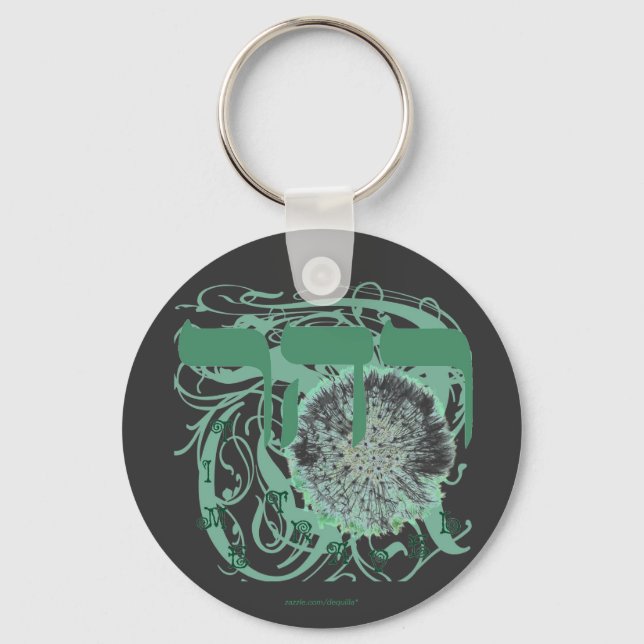 RESH HEY RESH ~ TIME TRAVEL KEY RING (Front)