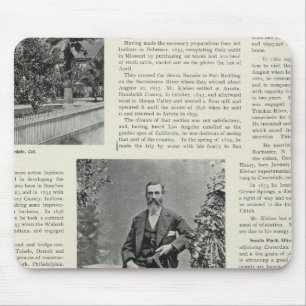 Residence and Orchard in California Mouse Mat