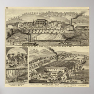 Residence and saw mill of Susan Harpold Poster