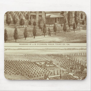 Residence, nursery, stable, Visalia, Cal Mouse Mat