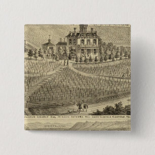 Residence of Andrew Lindsey Glenfield 15 Cm Square Badge