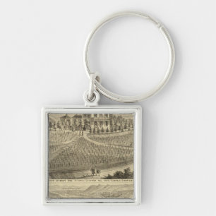 Residence of Andrew Lindsey Glenfield Key Ring