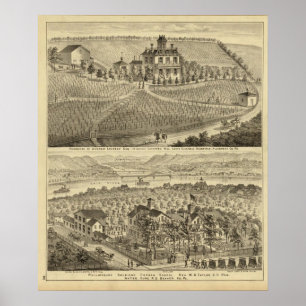 Residence of Andrew Lindsey Glenfield Poster
