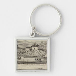 Residence of C Seiberling Key Ring
