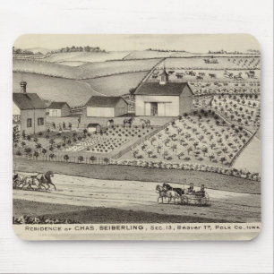 Residence of C Seiberling Mouse Mat