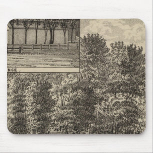 Residence of DB Williams, Edgerton, Kansas Mouse Mat